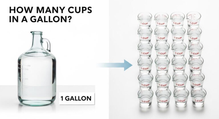 How Many Cups in a Gallon