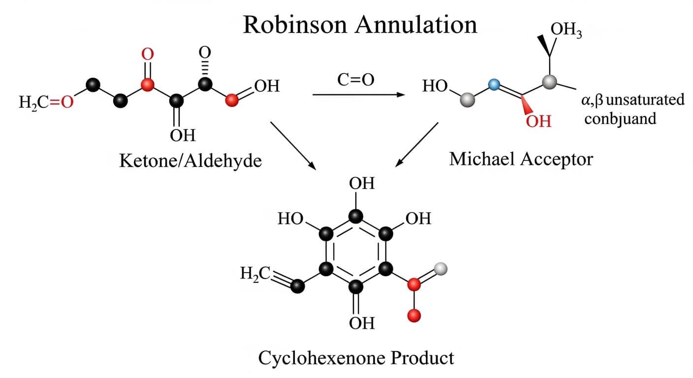 What Two Ingredients Build Complex Molecules in Robinson Annulation