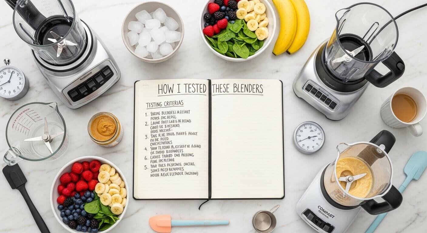 How I Tested These Blenders