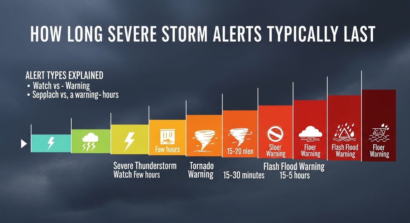 How Long Severe Storm Alerts Typically Last