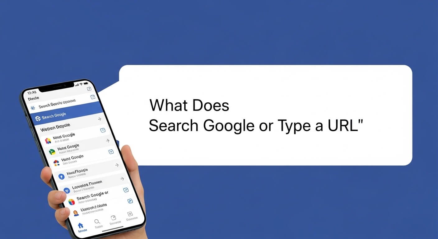 What Does “Search Google or Type a URL” Actually Mean