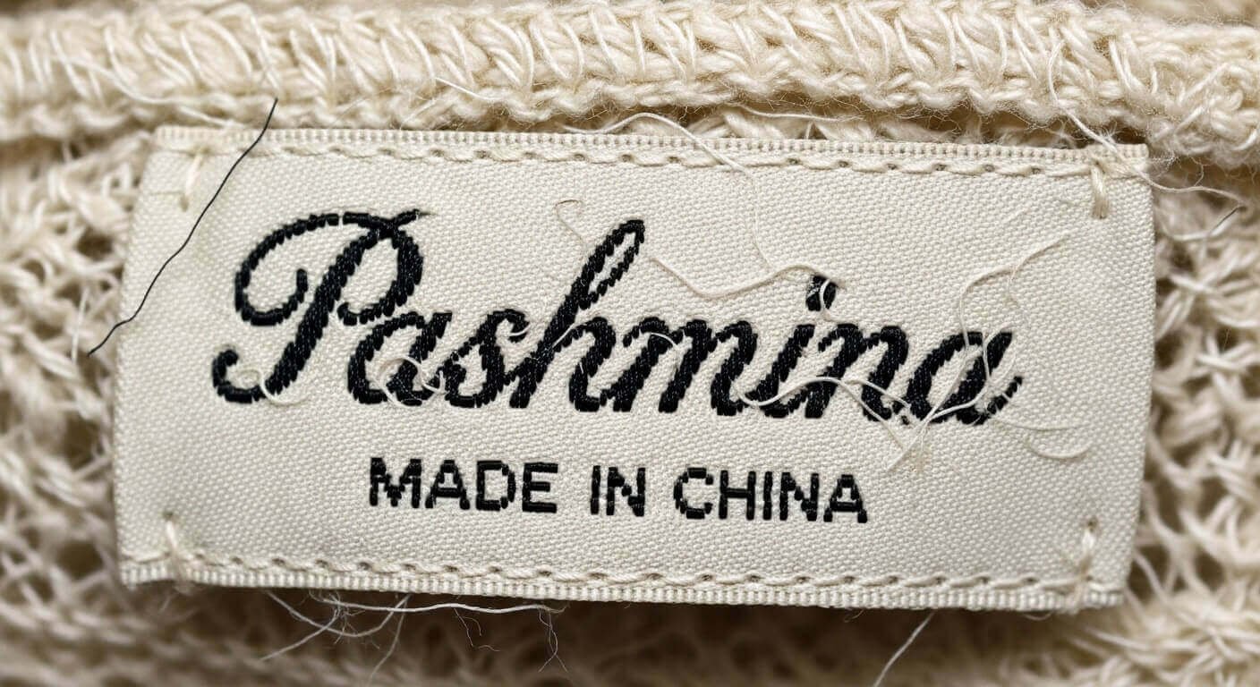 What Does a Fake Pashmina Label Look Like 