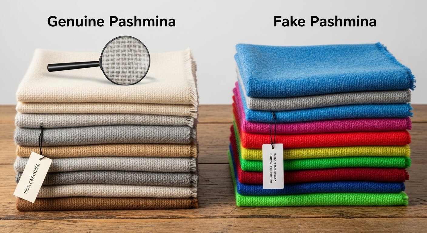 What Makes Pashmina Genuine — and Why Fakes Are Everywhere