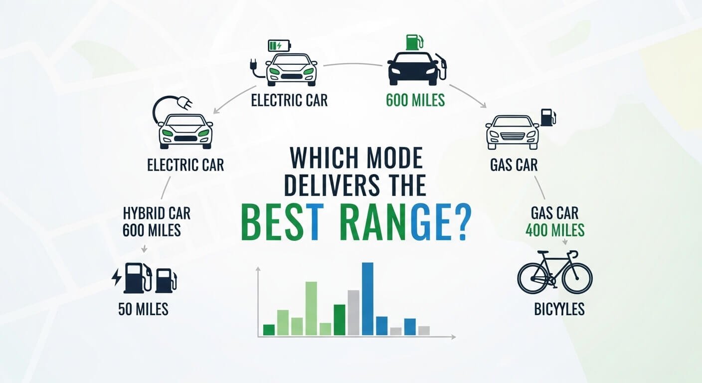 Which Mode Delivers the Best Range