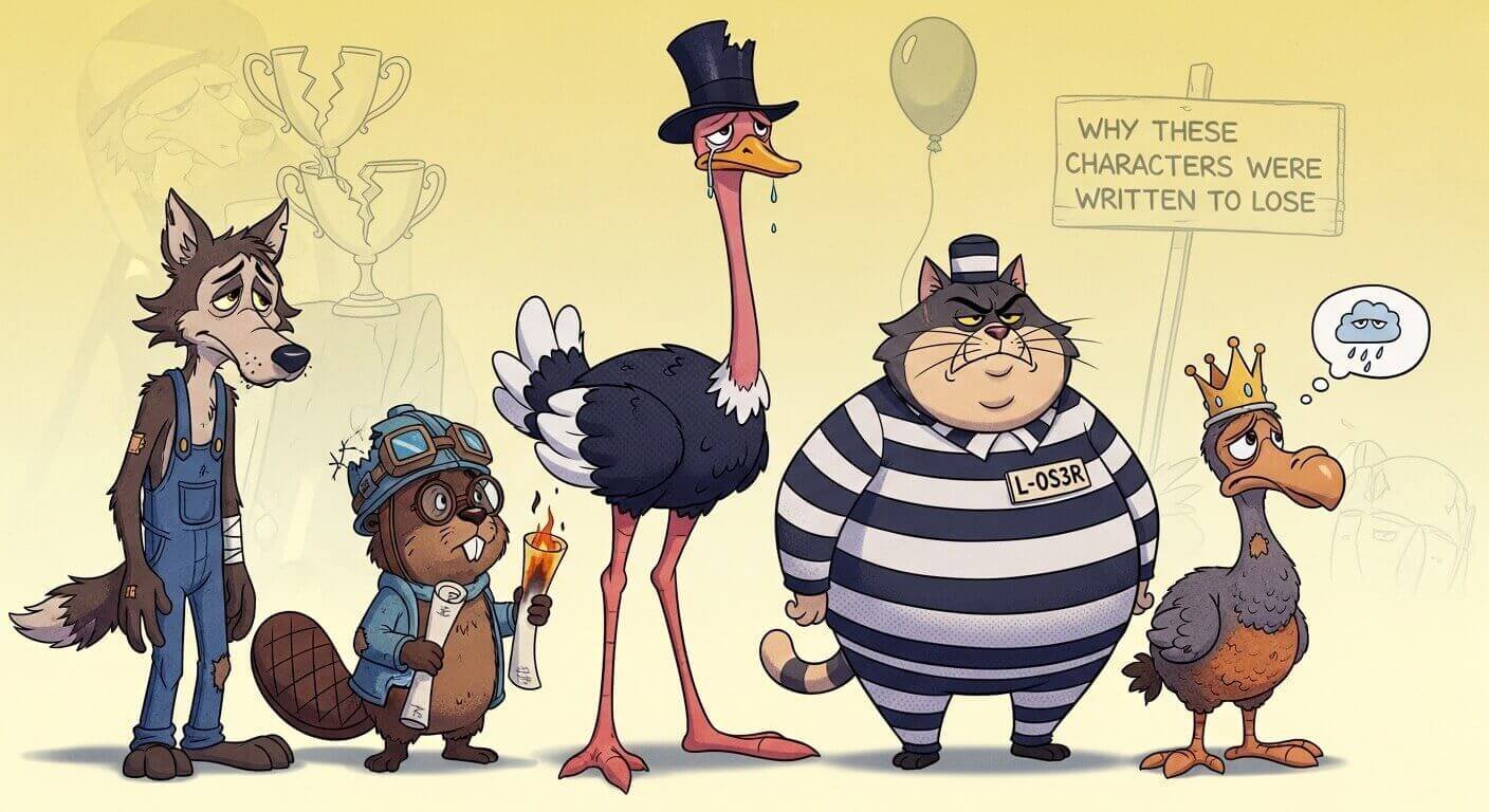 Why These Rare Toons Characters Were Written to Lose