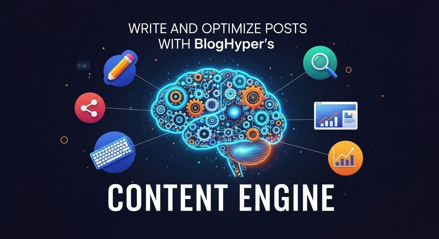 Write and Optimize Posts With BlogHyper's Content Engine