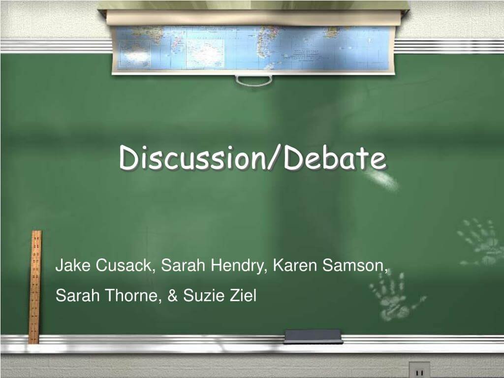 What Is a Discussion Debate?