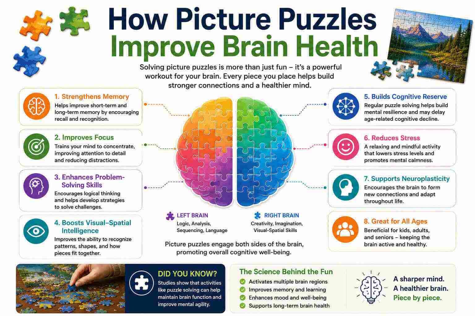 How Picture Puzzles Improve Brain Health