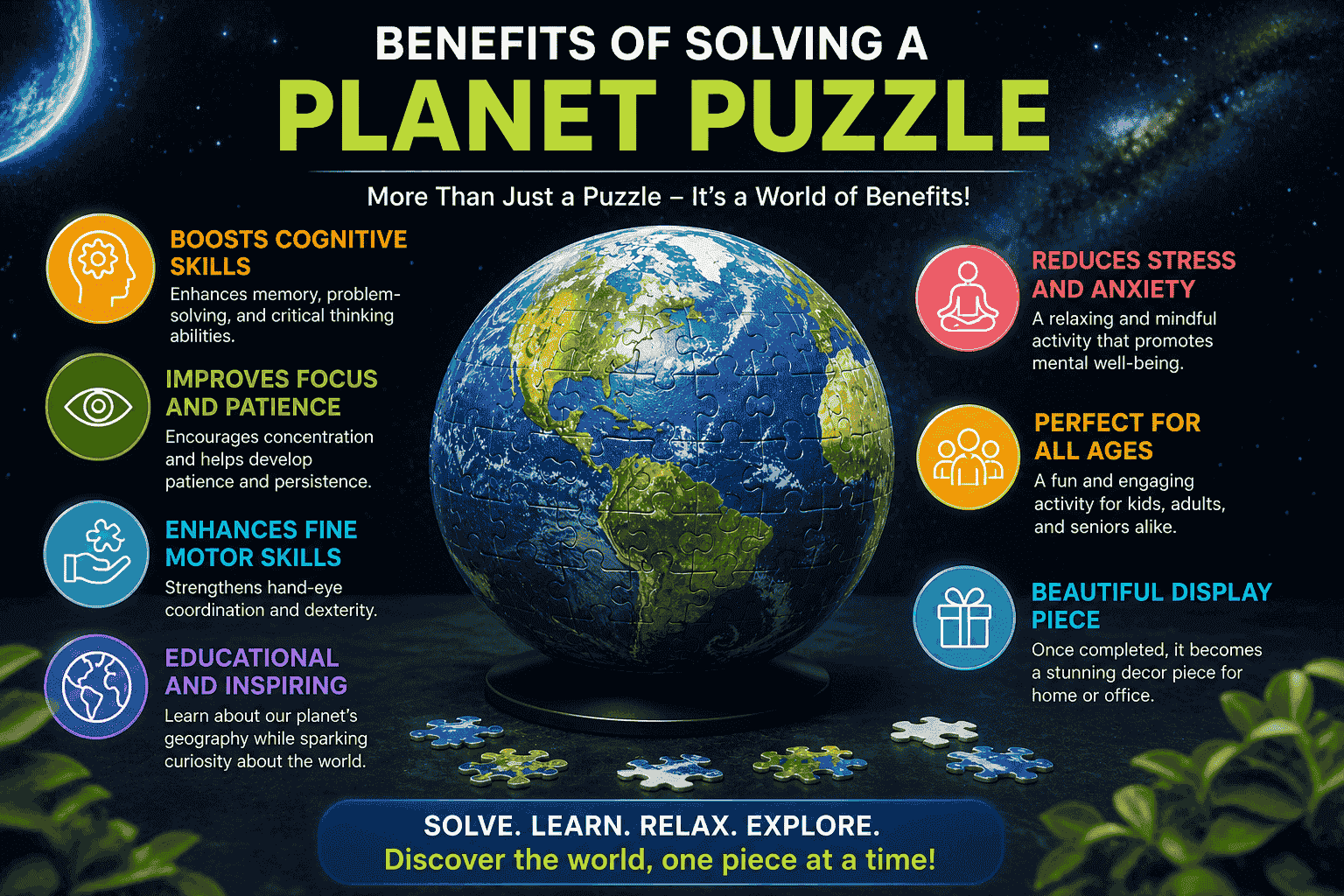 Benefits of Solving a Planet Puzzle