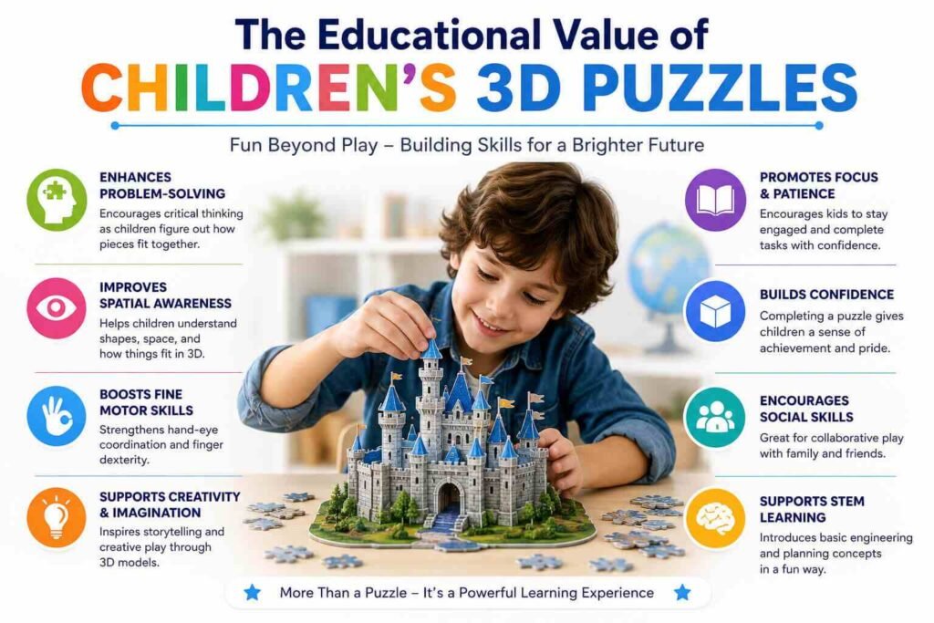 Educational Value of Childrens 3D Puzzles