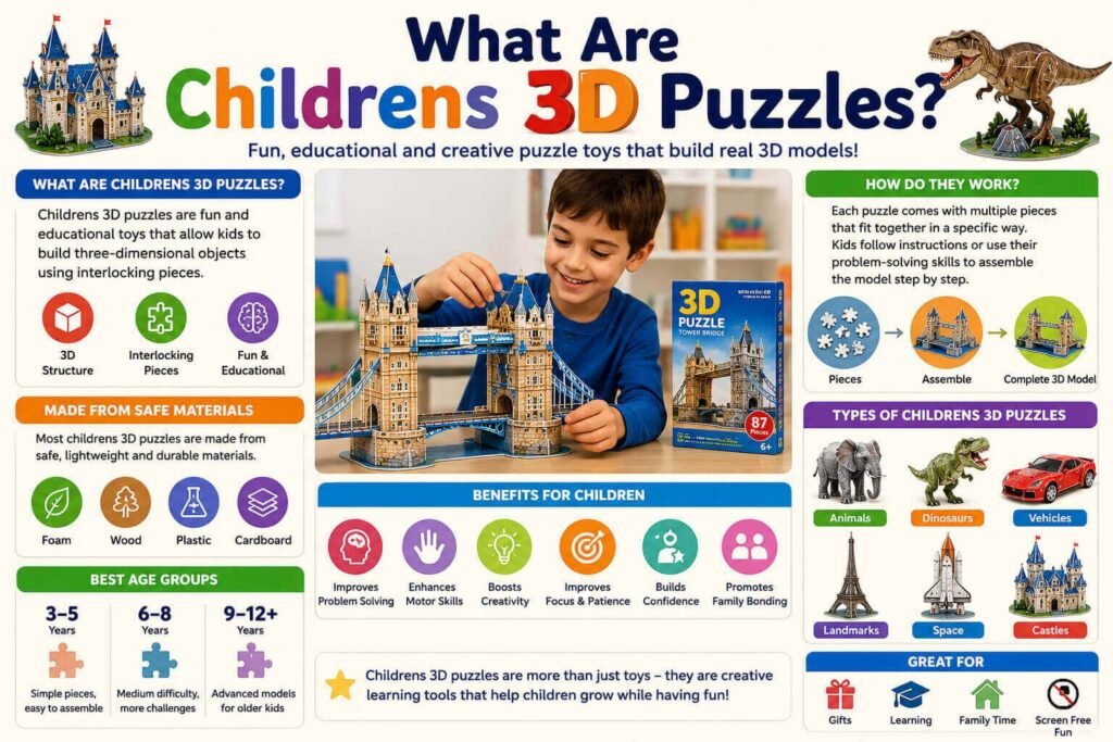 What Are Childrens 3D Puzzles