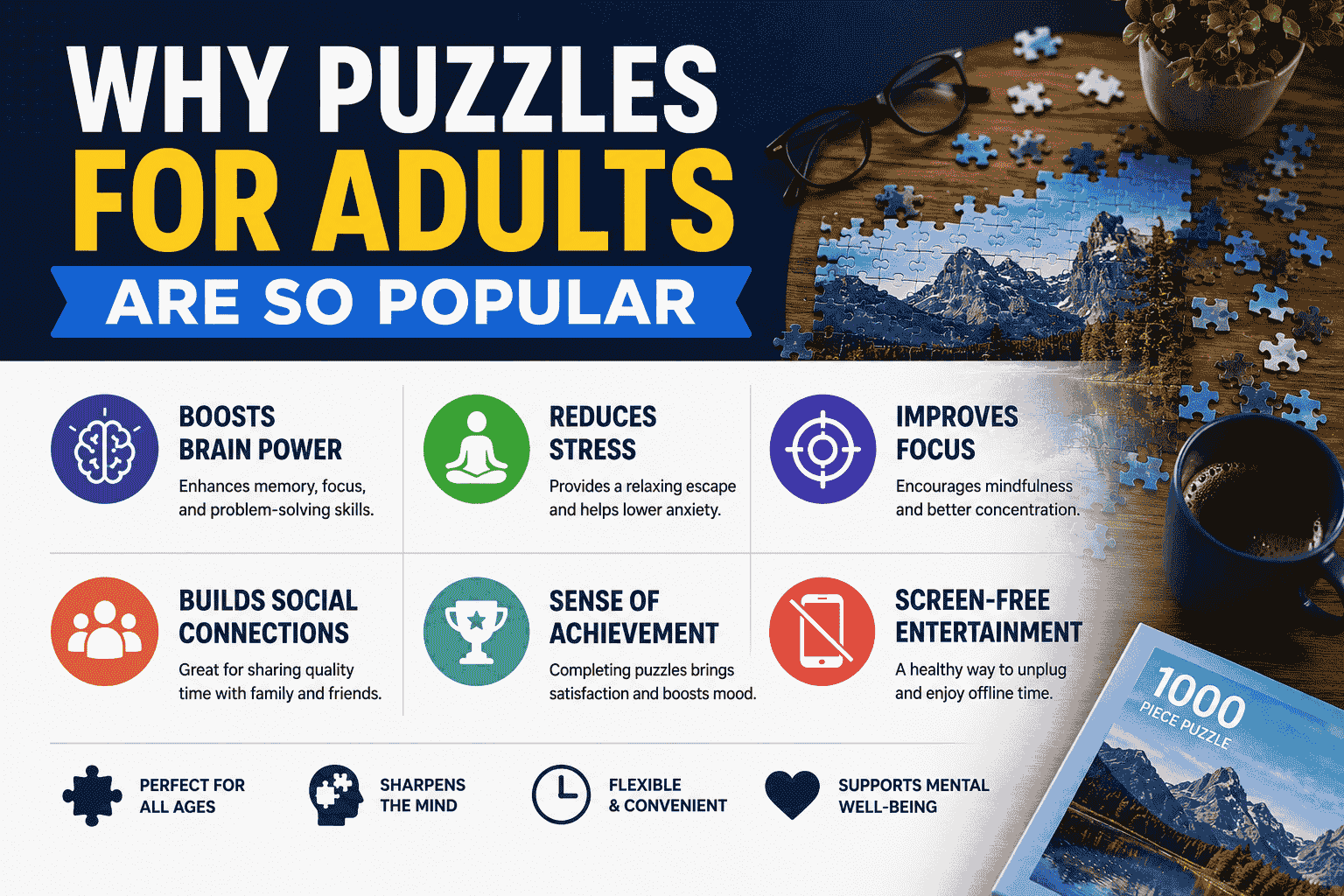 Why Puzzles for Adults Are So Popular