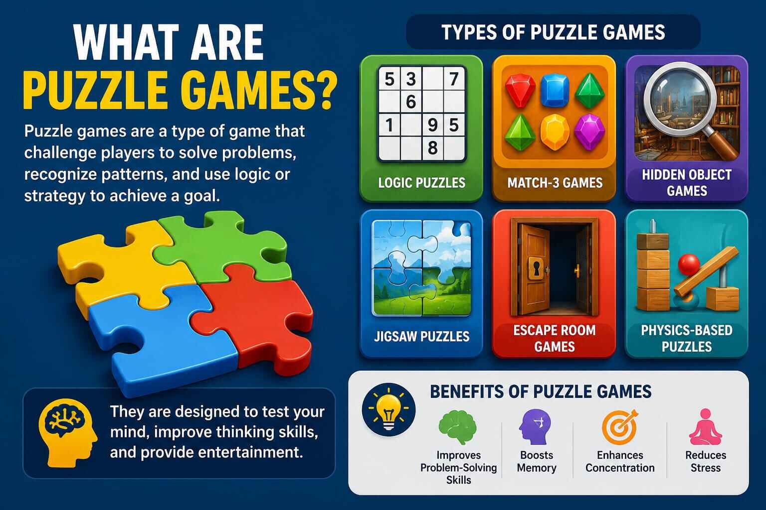 What Are Puzzle Games?