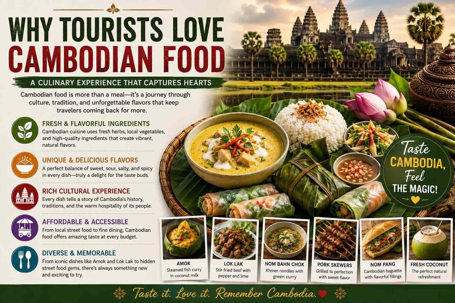 Why Tourists Love Cambodian Food