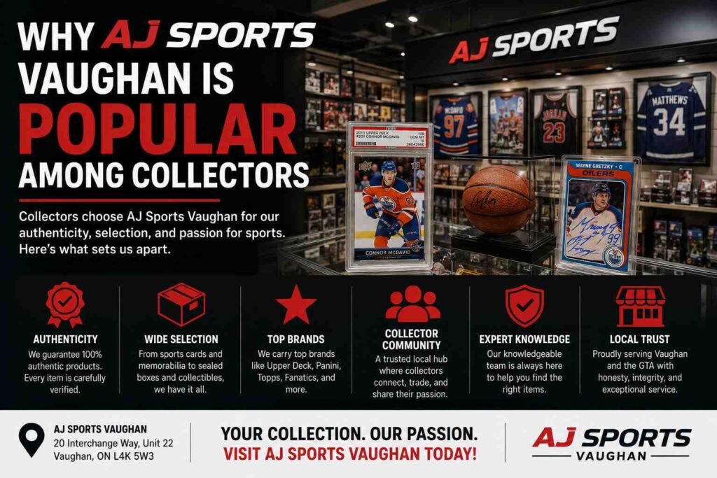Why AJ Sports Vaughan Is Popular Among Collectors