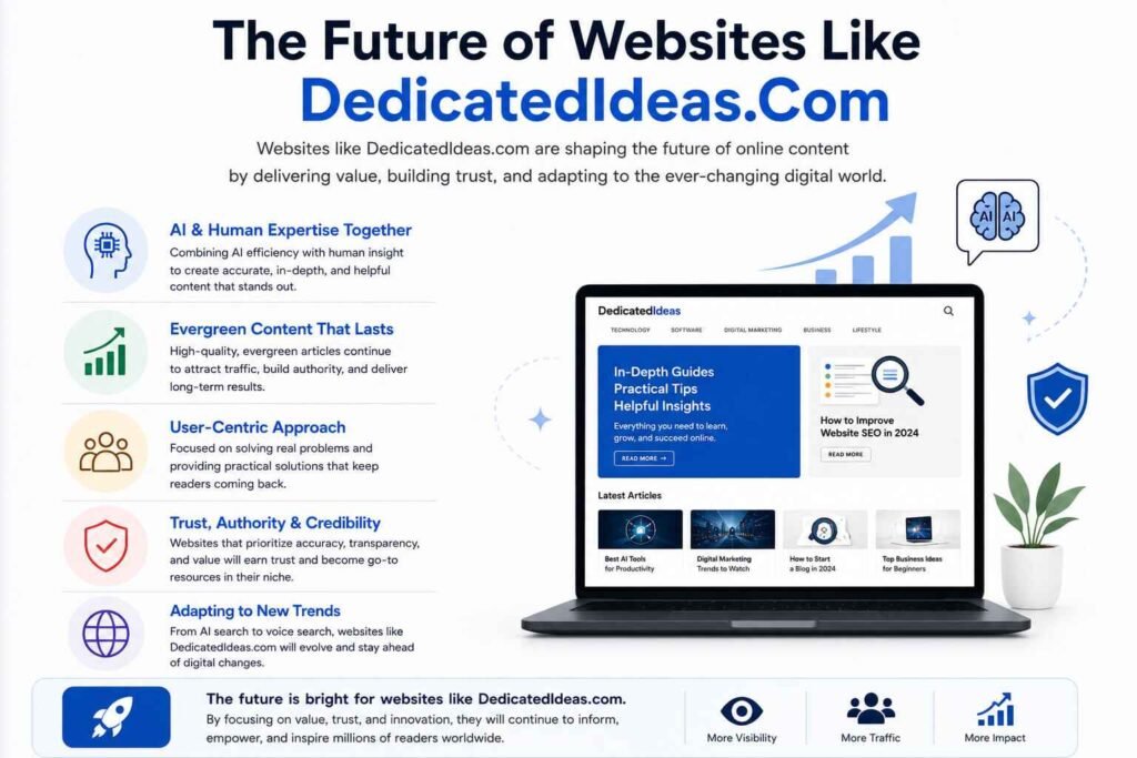 Future of Websites Like DedicatedIdeas Com