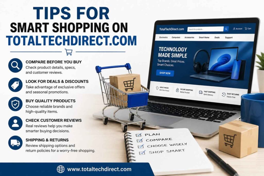Tips for Smart Shopping on TotalTechDirect.com