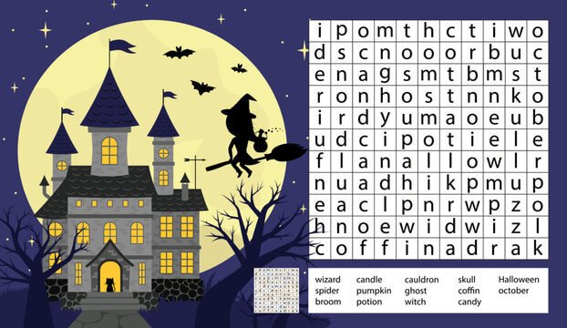 Popular Halloween Crossword Puzzle Themes