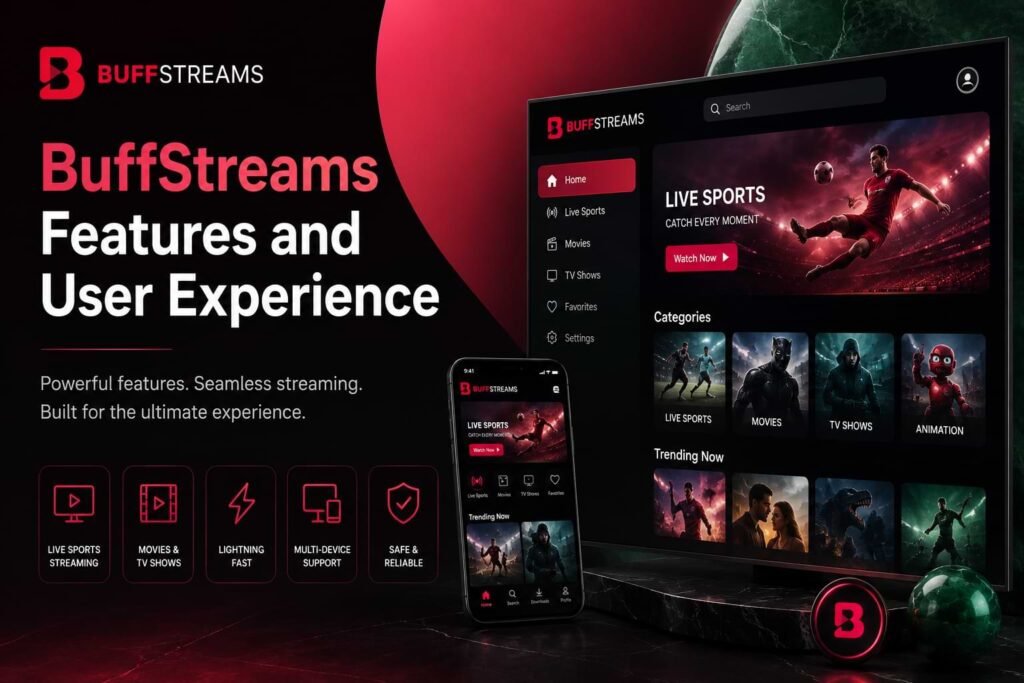 BuffStreams Features and User Experience
