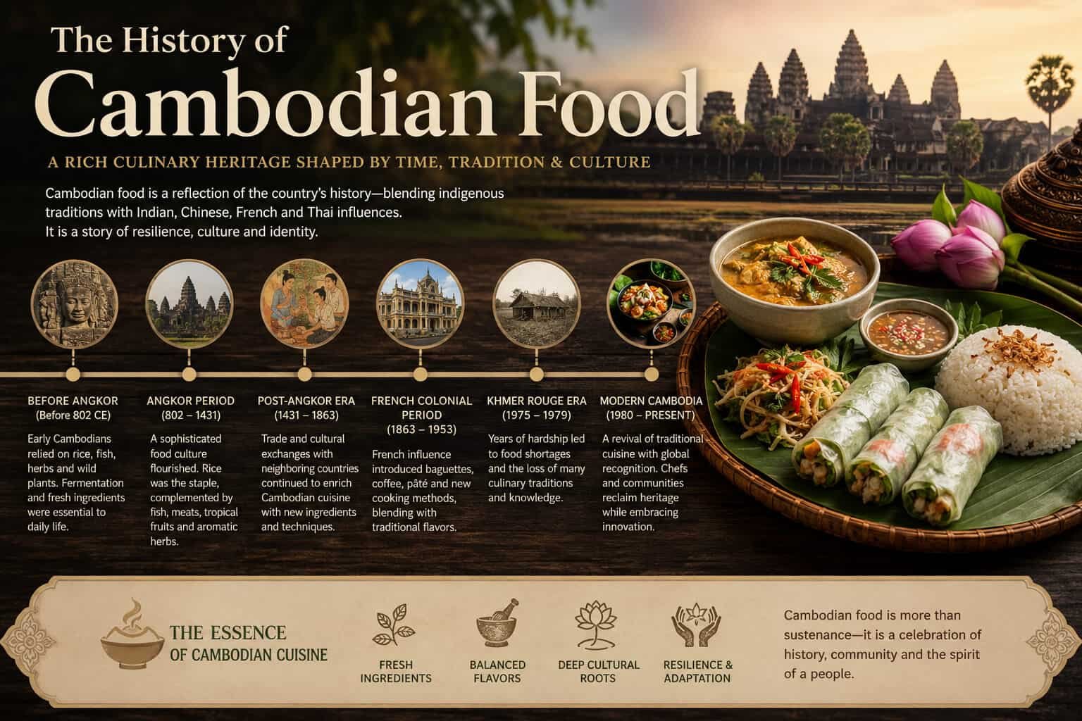 History of Cambodian Food