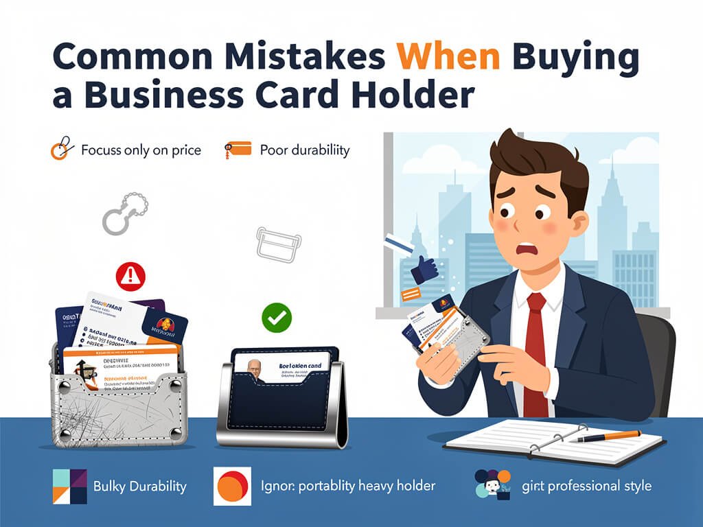 Common Mistakes When Buying a Business Card Holder