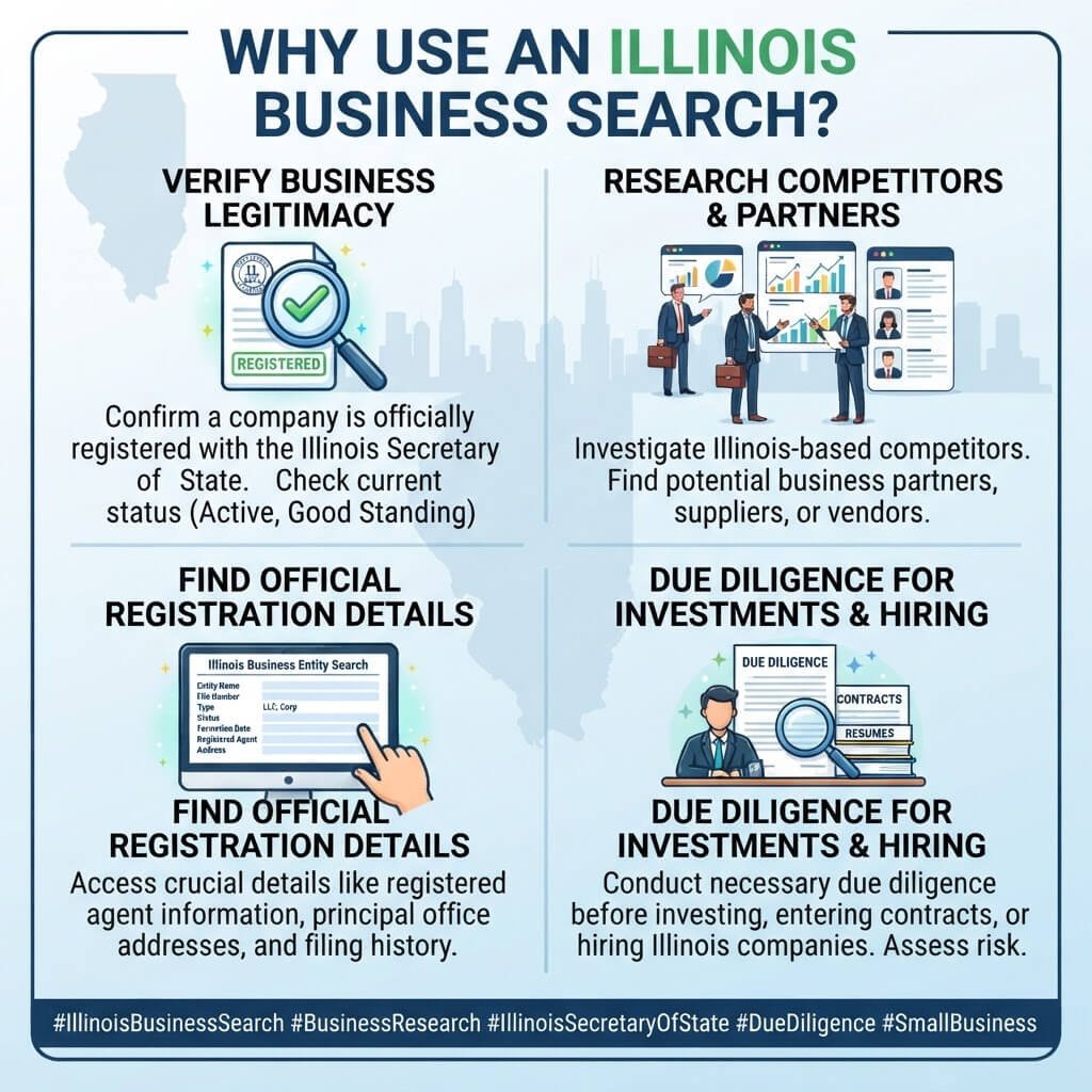 Why Would Someone Use an Illinois Business Search?