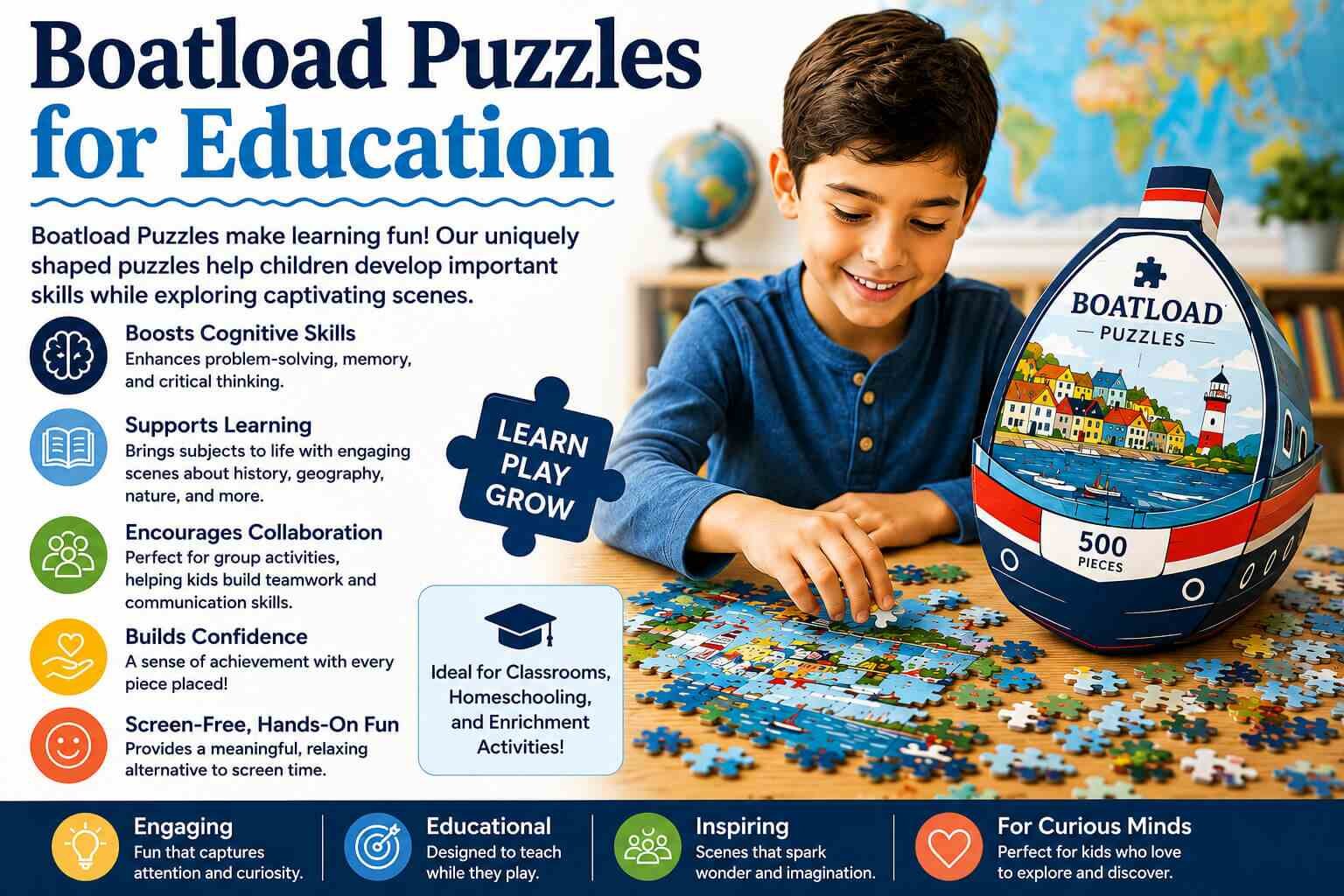 Boatload Puzzles for Education