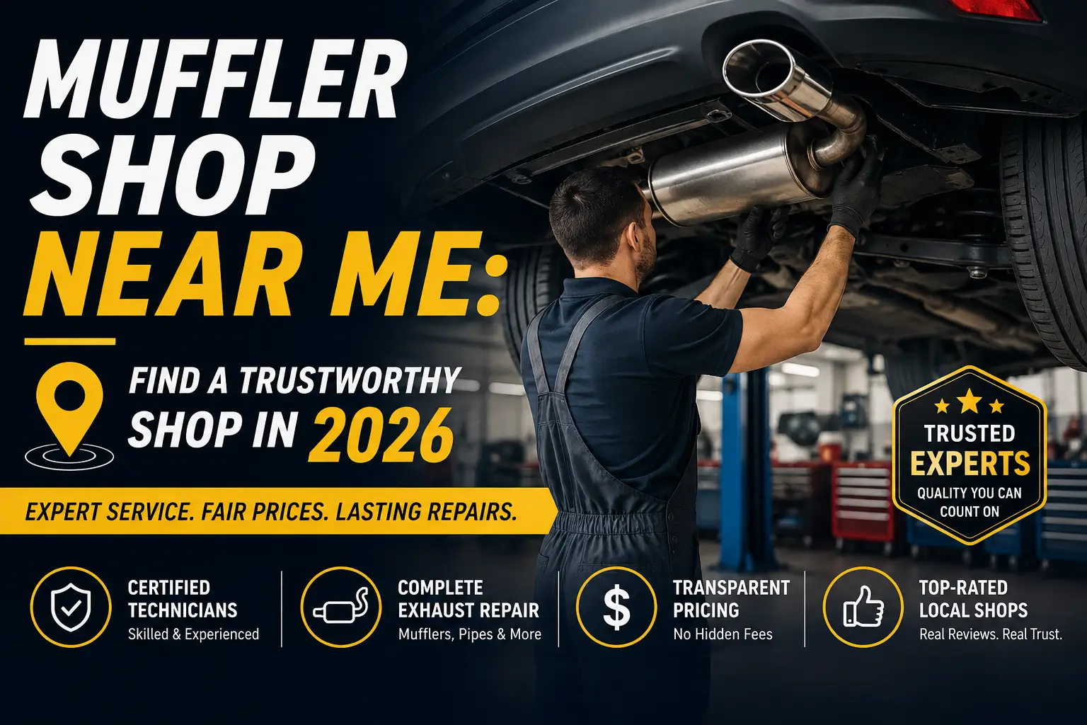 Muffler Shop Near Me Find a Trustworthy Shop in 2026