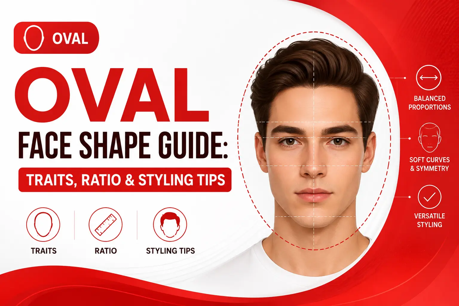 Oval Face Shape Guide Traits, Ratio & Styling Tips